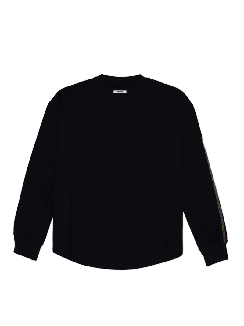 COLOR EFECTS LONG SLEEVE T-SHIRT / BLACK