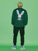 Weird Rabbit ロングスリーブTシャツ / DARK GREEN